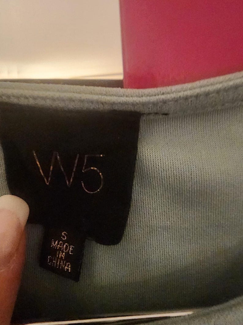 W5 for anthropologie womens sage green short sleeve blouse Size Small image 2