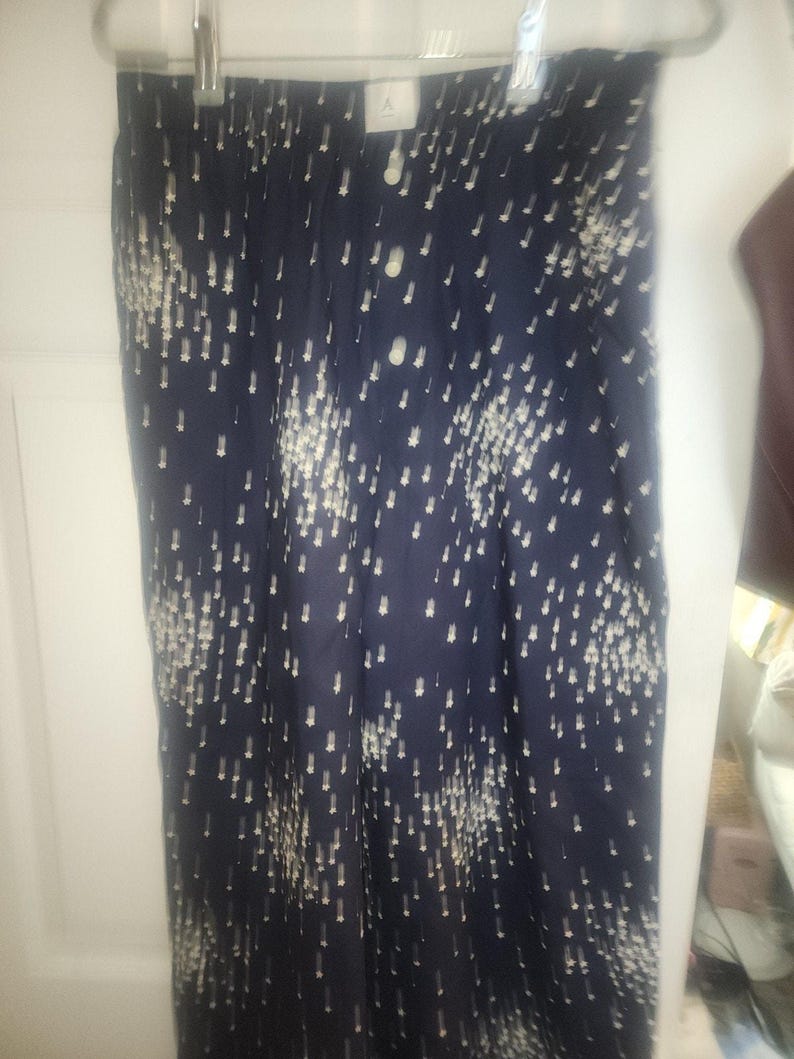anthropologie Womens Wren boxer sleep pajama pants Dark Navy Stars Size Large image 15