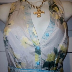 Maeve anthropologie Womens Dutch Yellow Floral Spring Midi Dress Size 6 bild 6
