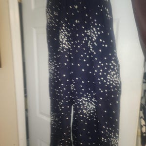 anthropologie Womens Wren boxer sleep pajama pants Dark Navy Stars Size Large image 14
