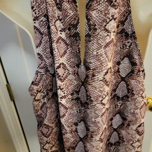 anthropologie-Jade Melody TAM Women's Sz (L) Sleeveless Snake Top image 14