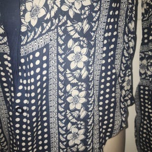 Maeve anthropologie Women's Art House Navy Polka Dot Size 4 image 15