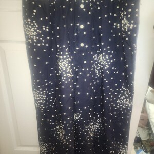 anthropologie Womens Wren boxer sleep pajama pants Dark Navy Stars Size Large image 16