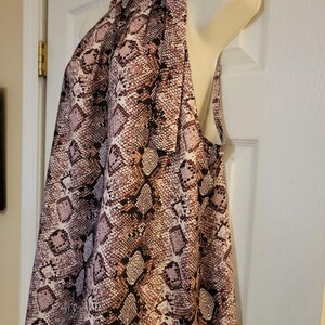 anthropologie-Jade Melody TAM Women's Sz (L) Sleeveless Snake Top image 1