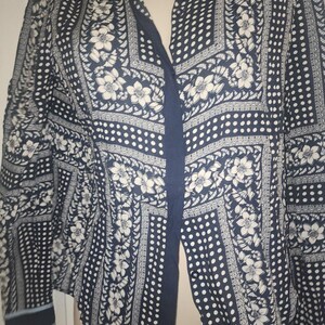 Maeve anthropologie Women's Art House Navy Polka Dot Size 4 image 16
