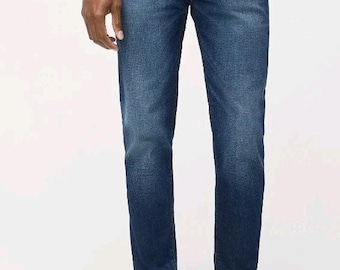 J.Crew Men's Jeans Style#37786 Straight Leg 34X34 RN77388 Med Blue Wash