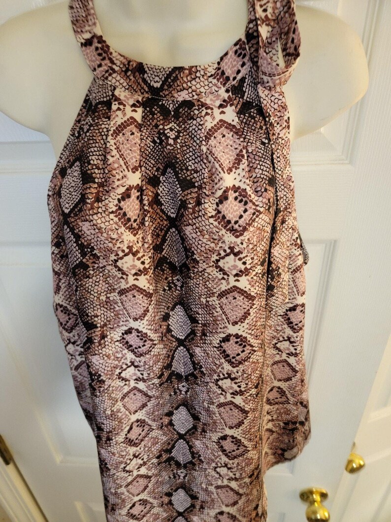 anthropologie-Jade Melody TAM Women's Sz (L) Sleeveless Snake Top image 8