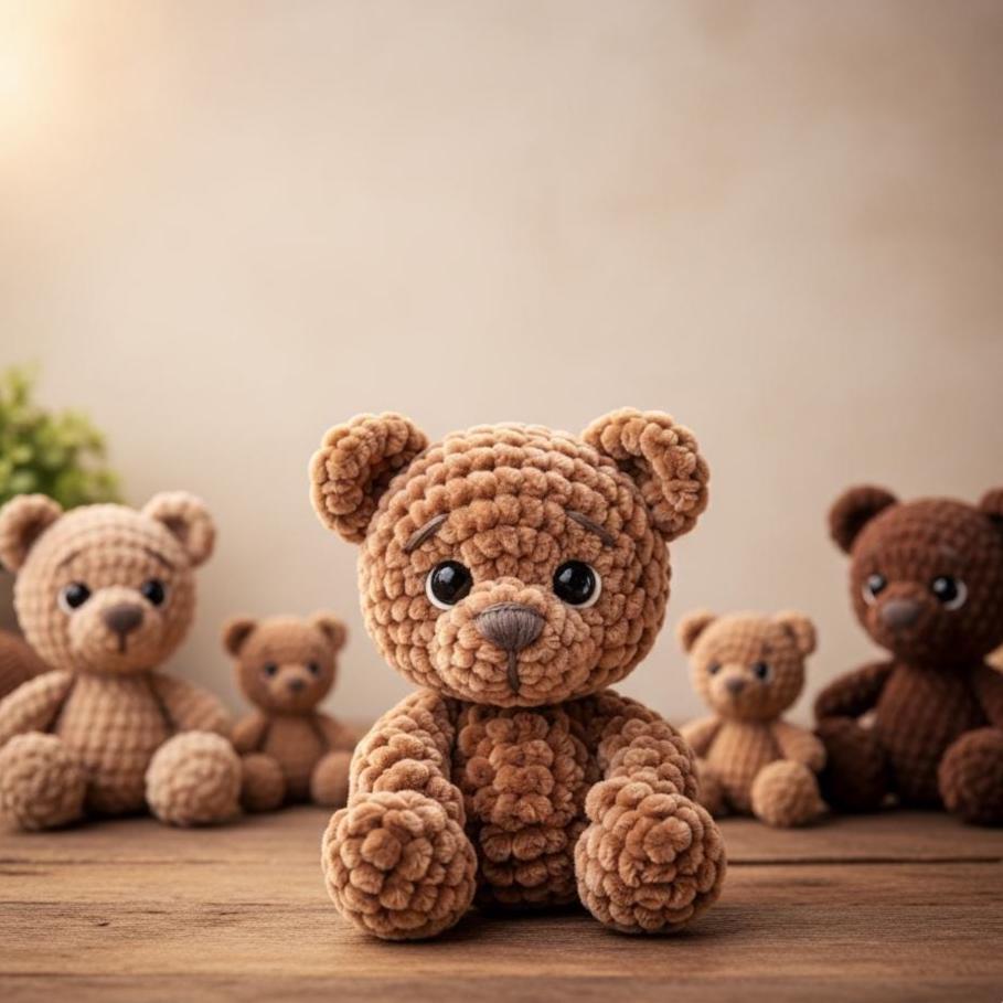 Peluche Géante Ours Marron Chocolat Histoire d'Ours Clémentin (60 cm