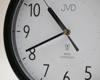JVD Radio Controlled Wall Clock RH612.14 – Minimalist European Design