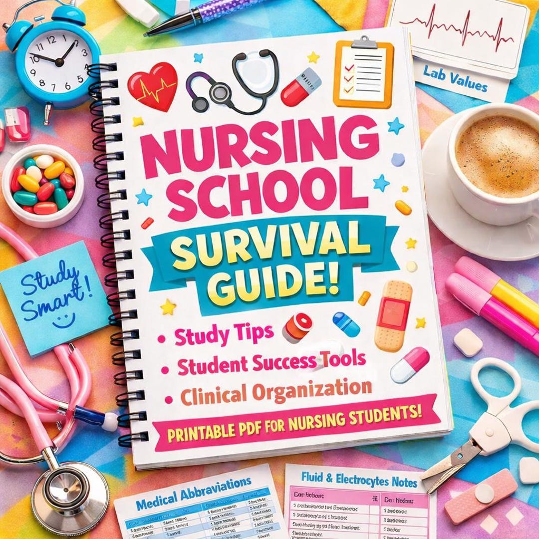 Nursing School Study Guide | Clinical Success Toolkit, Exam Prep ...