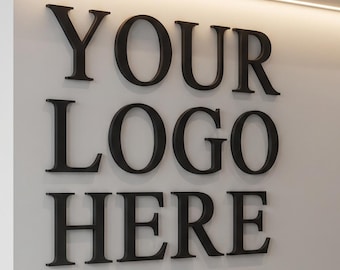 Custom 3D Wall Letters UK, Eco-Friendly Personalised Sign, 3D Printed Logo for Office, Large Adhesive Letters 5-24cm, Nursery Name Sign