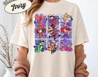 Personalized The Amazing Digital Circus Lover TShirt, Pomni Jax Ragatha Gangle Kinger Zooble,TADC Characters Shirt, Circus Birthday Matching
