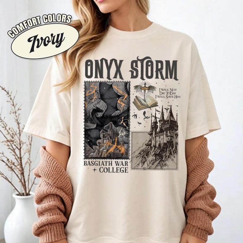 Fourth Wing Broccoli Quest Squad Bookish Shirt, Onyx Storm Shirt, Fourth Wing Quest Squad Tee, Romantasy Gift For Book Lover, Reader Gift afbeelding 1
