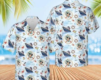 Mickey Cruise Line Hawaiian Shirt, DisneyCruise Hawaiian Shirt, Mickey Mouse Hawaiian Shirt, Cruise Line Summer Shirt, DisneyTrip 2026 Shirt