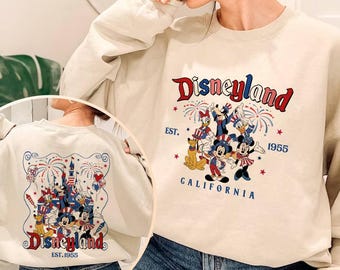 Disneyland Mickey & Friends, Happy 4th Of July Tee, Party In The USA, American Patriotic Tee, Independence Day, Fourth Of July Shirt