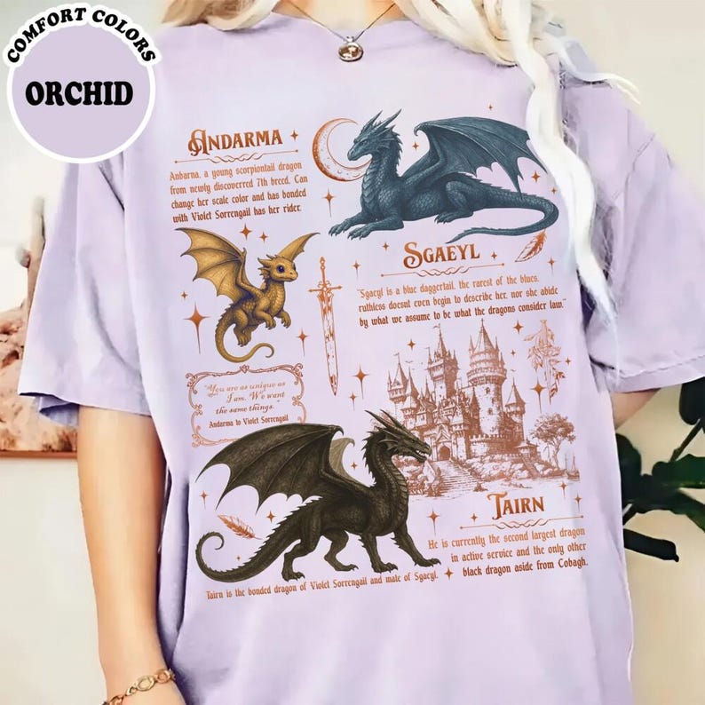 Fourth Wing Quest Squad Shirt, Basgiath War College Shirt, Ridoc Tee, Dragon Rider Shirt, Rebecca Yarros, Fourth Wing, Violet Sorrengail Bild 2