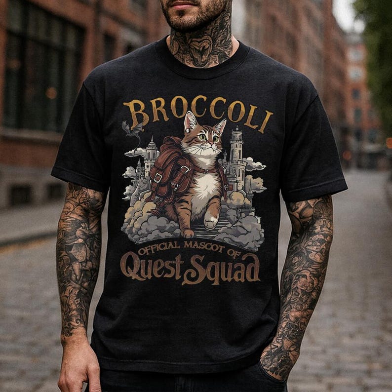 Fourth Wing Broccoli Quest Squad Bookish Shirt, Onyx Storm Shirt, Fourth Wing Quest Squad Shirt, Romantasy Gift For Book Lover, Reader Gift immagine 5