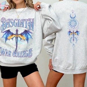 Basgiath War College Dragon Shirt, Fourth Wing Dragon Rider Shirt, Tairn Andarna Tee, Onyx Storm Gift for Fantasty Reader, Gift For Bookish image 6