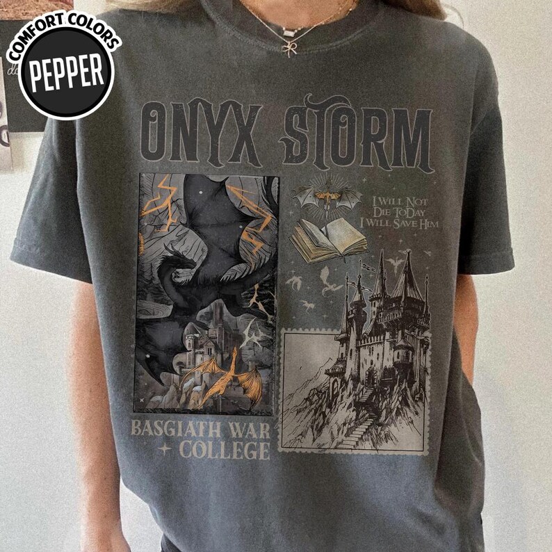 Fourth Wing Broccoli Quest Squad Bookish Shirt, Onyx Storm Shirt, Fourth Wing Quest Squad Tee, Romantasy Gift For Book Lover, Reader Gift afbeelding 5