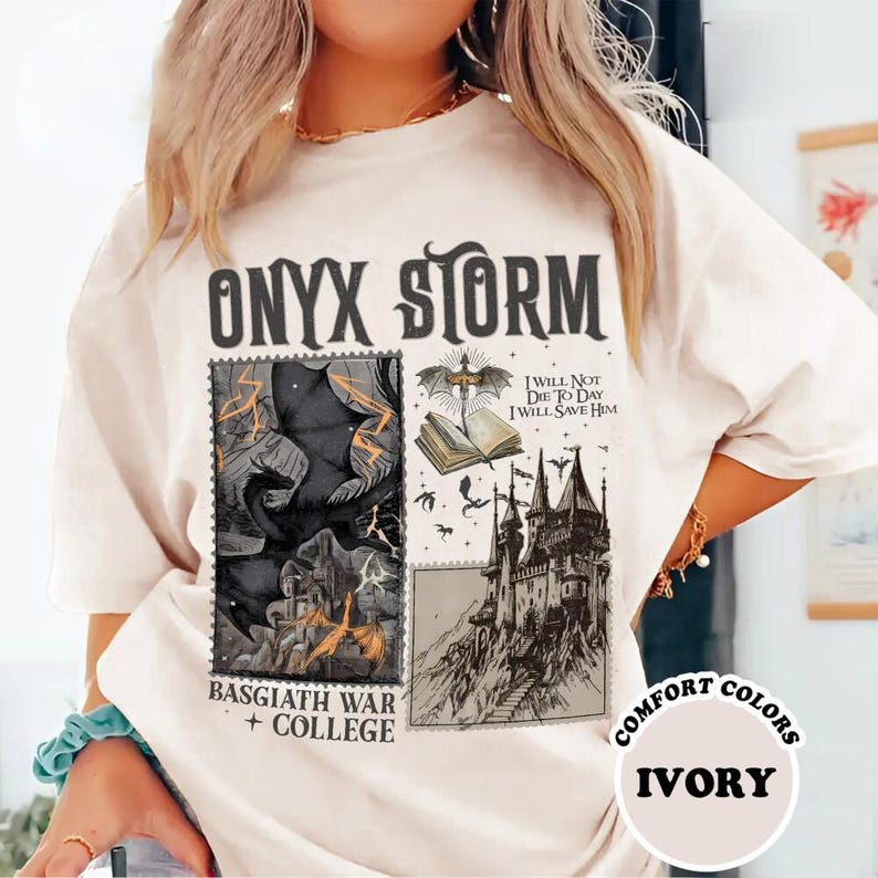 Fourth Wing Broccoli Quest Squad Bookish Shirt, Onyx Storm Shirt, Fourth Wing Quest Squad Tee, Romantasy Gift For Book Lover, Reader Gift afbeelding 2
