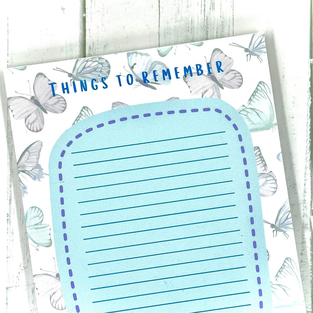 Butterfly Notepad | Women's Stationery Gift | Butterfly Love Stationery ...
