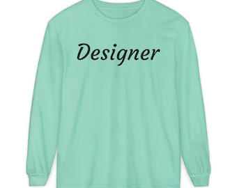 T-shirt de créateur à logo | Manches longues