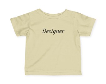 T-shirt de créateur pour bébé | Chemise bébé à inscription minimale