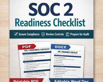 Lista kontrolna SOC 2 | Szablon gotowości SOC 2 | Przygotowanie do audytu (PDF i Word)