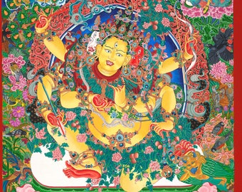Parnashavari Forest Mandala.  3 Card & Envelope Set. Blank Greeting Cards. Altar Image. Parnashavari Female Tara Buddha Pacifies Pandemics