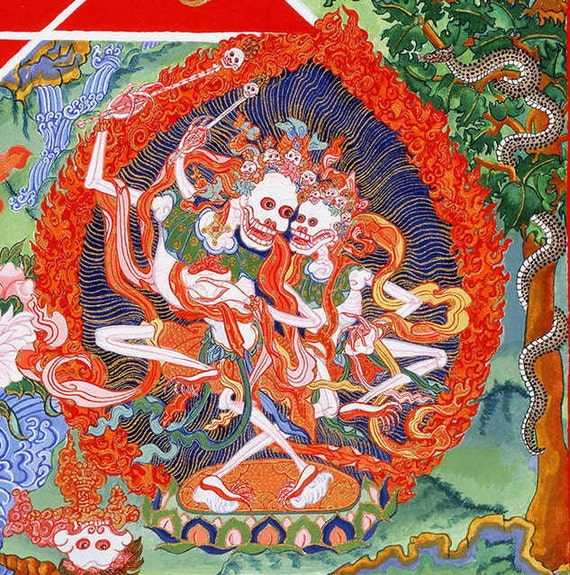 Vajrayogini / Vajradakini Tibetan Thangka. Female Buddha. - Etsy