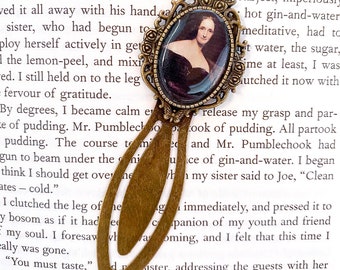 Mary Shelley Bronze Metal Bookmark