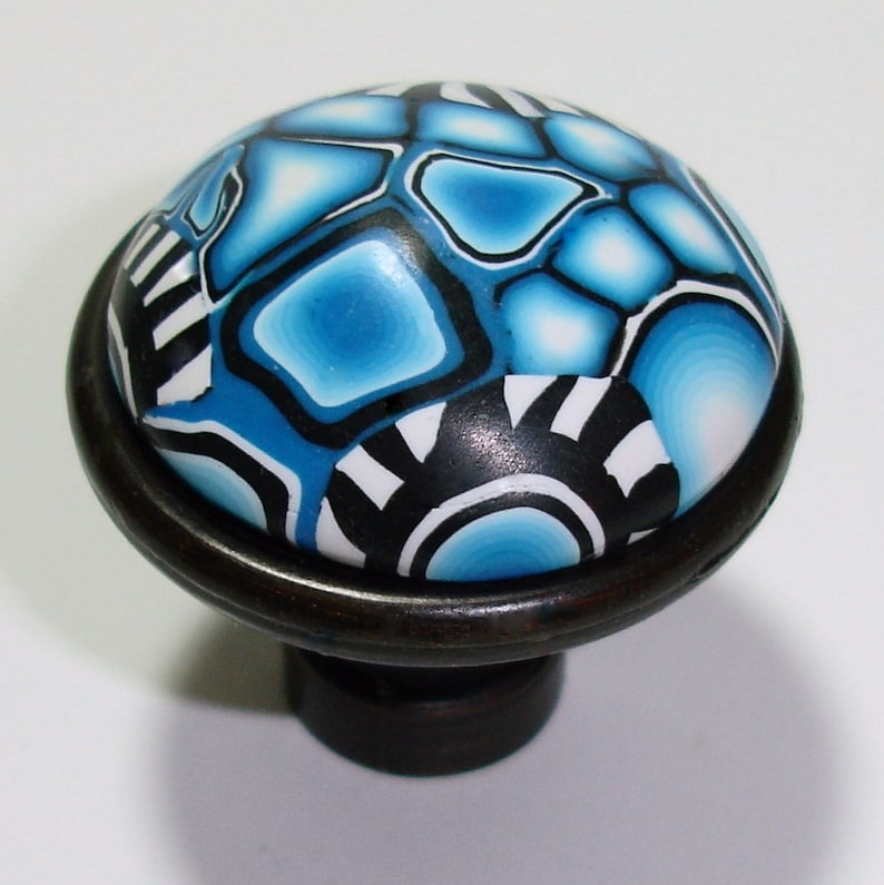 Unique Outrageous Drawer Knobs in Turquoise Blue Etsy