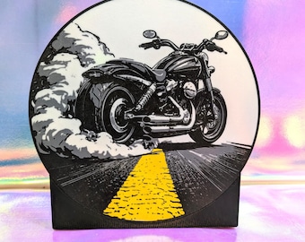 Caixa de luz para burnout de motocicleta