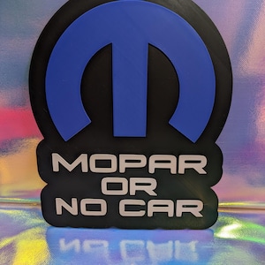 Mopar oder kein Auto Zeichen