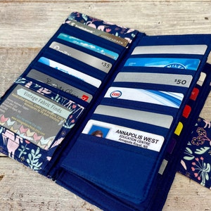 Womens Wallet - Credit Card Wallet  -  UNICORN - Credit Card Holder - Wallets Women