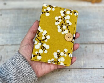 Small Credit Card Holder - ID Card Holder - Credit Card Case - Goldenrod Card Holder- Minimalist Wallet