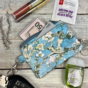 ID Holder - Petit porte-cartes - Grab and Go Wallet - Cadeaux pour elle - Pochette zippée - Porte-cartes de débit - Mini portefeuille - Portefeuille minimaliste