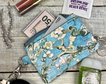 ID Holder - Small Card Wallet - Grab and Go Wallet - Gifts for Her - Zippered Pouch - Debit Card Holder - Mini Wallet - Minimalist Wallet
