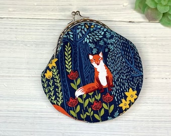 Change Purse - Coin Purse - Fox Coin Purse - Small Coin Purse  - Purse - Coin Purse -