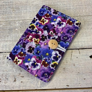 Tea Bag Holder - Flower Lover - Tea Bag Case - Tea Lover Gift - Gifts for Her - Tea Bag Wallet - Tea Bag Organizer -Tea Bag Drinker - Pansy