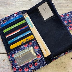 Cartera para mujer - Cartera para efectivo, Dave Ramsey Money System - Sobres para dinero - Cartera floral - Tarjetero - Organizador multitarjetas