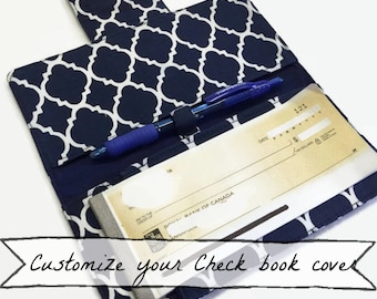 Customize your own Checkbook Cover - Checkbook Cover - Checkbook Holder - Fabric Checkbook Sleeve- Gift for Women