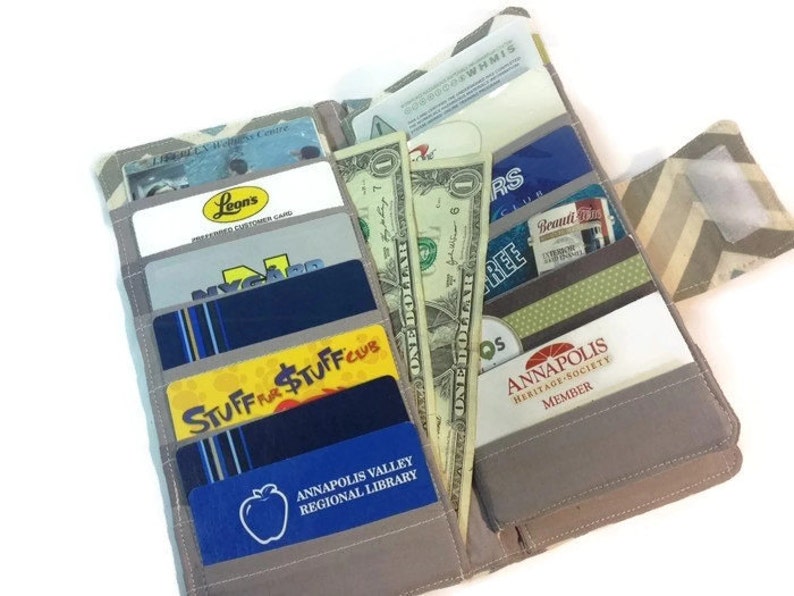 Add On Money Pockets Credit Card Holder Money Wallet Etsy