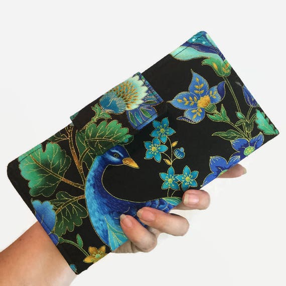 peacock wallet