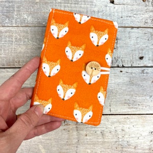 Small Credit Card Holder - Card Holder - Custom Wallet - Credit Card Case - Cute Fox Card Holder- Minimalist Wallet - Womens Wallet