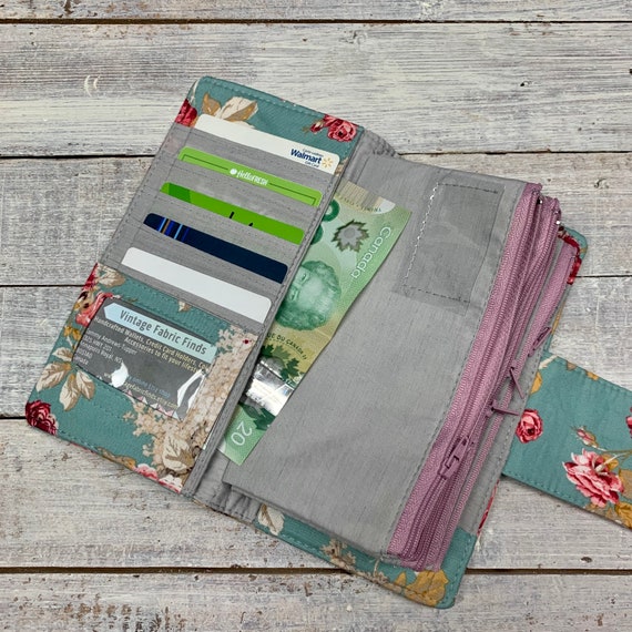 floral wallet