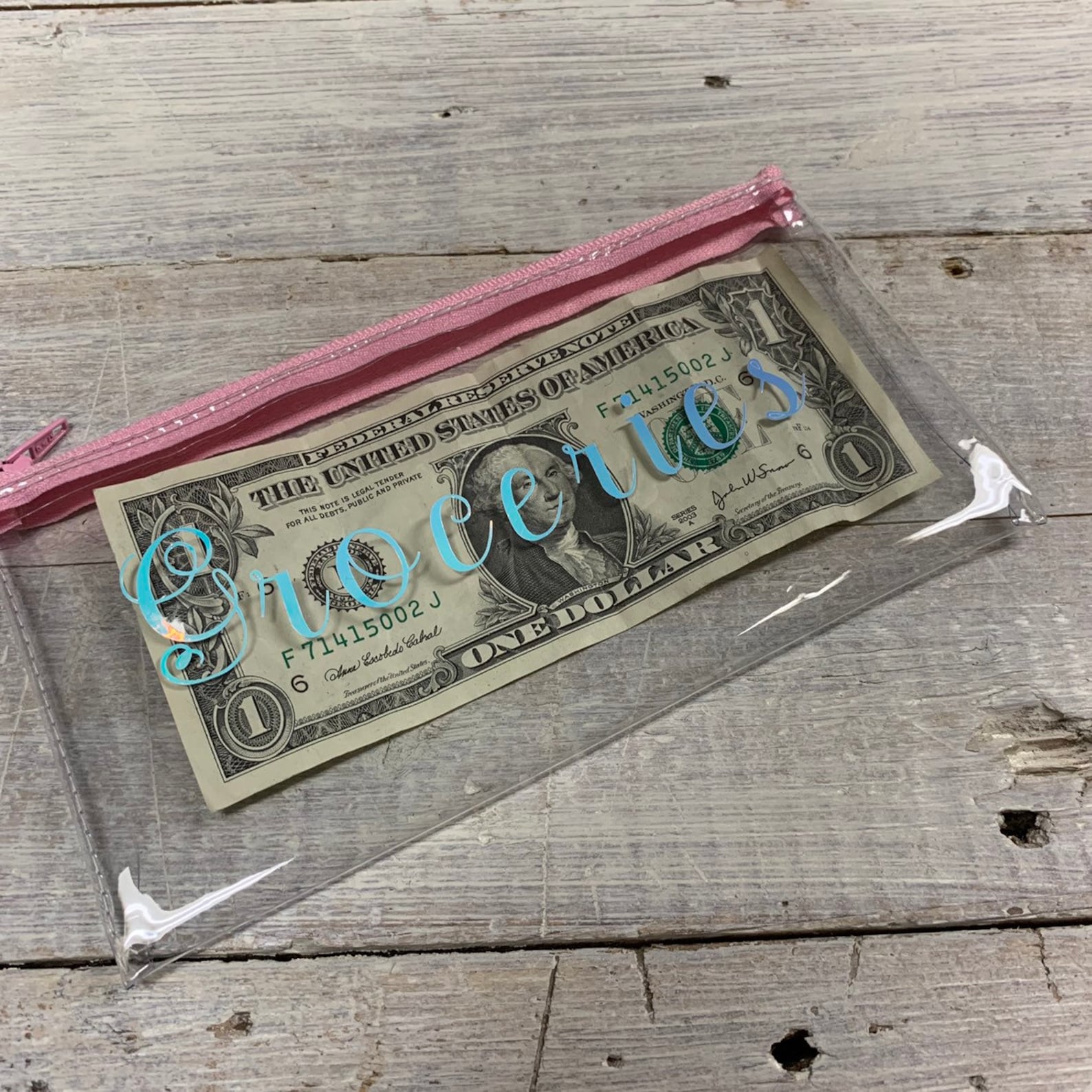 Clear Cash Envelopes Vinyl Cash Envelopes Money Envelopes Etsy