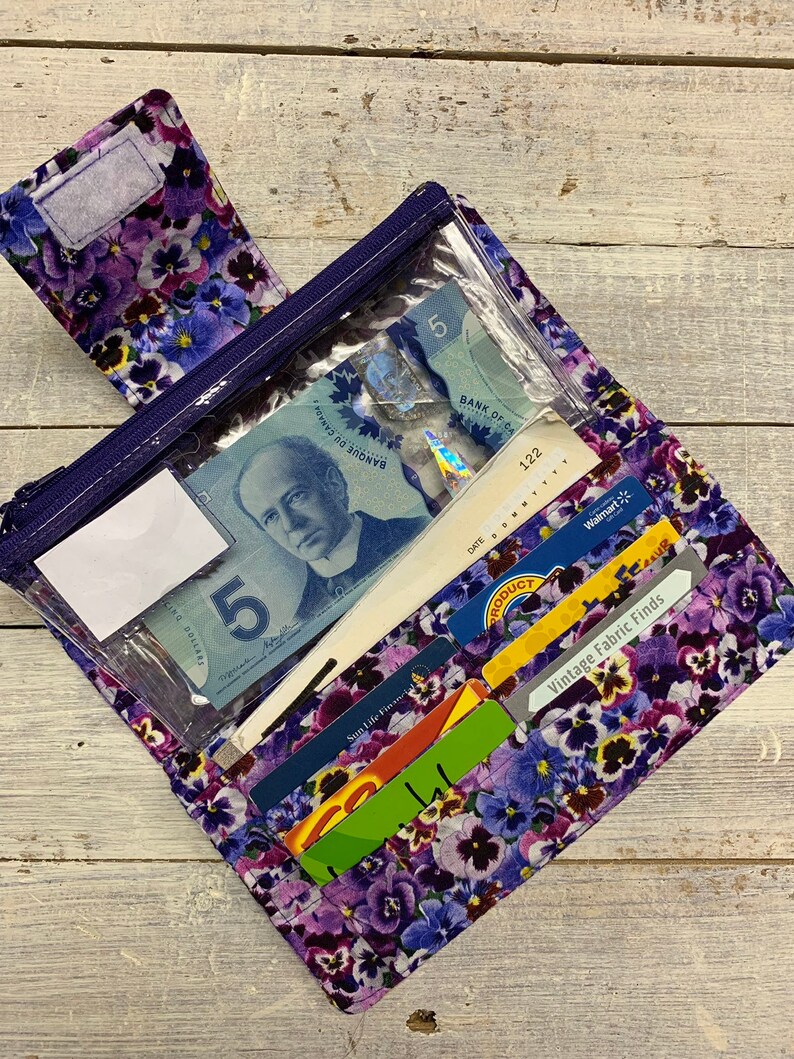 Money Envelope System Zippered Pockets Dave Ramsey Cash Etsy