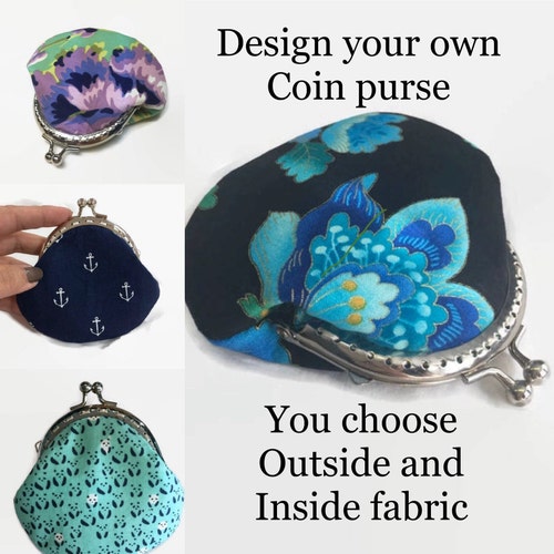 Coin Purse Small Change Purse Design Your Own Change Purse Etsy