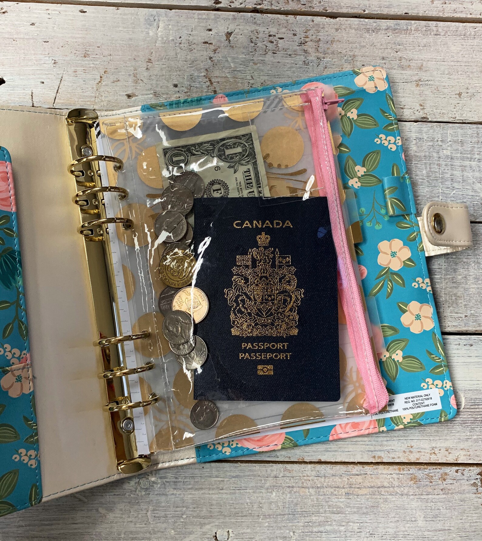 A5 Planner Zippered Pouch Planner Zippered Pouch Planner Etsy